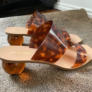 Cult Gaia Tortoise Jila Slide Sandals - WORN ONCE